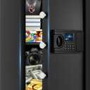 Fireproof Safe Box, Safes for Home Use Fire and Water Proof, 1.9 Cuft Large Security Fire Safe Box With LCD Digital Keypad, Smart Alert, Hidden Code For Money Valuables 12.2"D * 13.7"W * 19.6"H