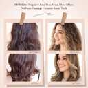 Travel Blow Dryer Brush in one, Dual Voltage 110V-240V Mini Hot Air Brush, Hair Trends Nano Titanium 2 Inch One Step Hair Dryer and Styler Volumizer Oval Shape