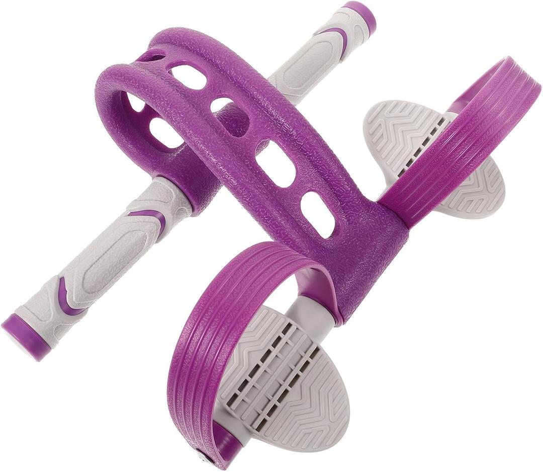 GANAZONO High Elastic Yoga Resistance Band Foot Pedal Puller for Home Exercise Portable Comfortable Arch Support Purple