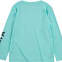 Hurley Boys Long Sleeve UPF 50+ Rash Guard Swim Shirt (Blue, XL)