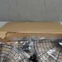 SEIRIONE Corner Shower Caddy Tension Pole, Rustproof Bathroom Shower Organizer Corner, 4Tier Adjustable Bathroom Shelf, Solid Rack Ideal for Bathtub Storage, 34 to 116 Inch Height, Black