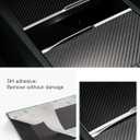 TPARTS Real Matte Carbon Fiber Center Console Cover for Tesla Model Y Juniper(2025-2026)/Model 3 Highland(2024-2026) Center Console Interior Cover Wrap Kit Protector Accessories (Premium/Performance)