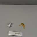 C.R. LAURENCE TDK7AKA CRL Aluminum Stick-On Showcase Lock - Keyed Alike