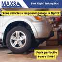 Maxsa 37358-RS Park Right 21" x 11" x 2" Parking Mat, Black