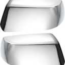 uxcell 1 Pair Car Exterior Chrome Plated Half Mirror Covers Cap Overlay for Chevy Tahoe Suburban for GMC Yukon/Yukon XL 2015-2020