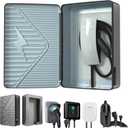 Wall-mounted EV Charging Protection Box, 15.7"L x 7.5'W x23.6"H,Waterproof Cover for Home EV Charging Stations, Compatible with Tesla and Most EV Charging Station Standards (Includes Combination Lock)