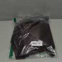 SpaceDresser Sheer Voile Window Treatment Rod Pocket Curtain Panels for Kitchen Bedroom Living Room Drapes Sunlight Filtering Privacy Semi Home Decor Assorted (Coffee, 52 W x 45 L)