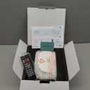 Greadio CD Player Boombox Cassette Player Combo with Bluetooth, AM/FM Radio, Stereo Sound with Remote Control, AUX/USB Drive, Tape Recording, AC/DC Powered, Headphone Jack, LCD Display for Home, Kids, Gift (White)