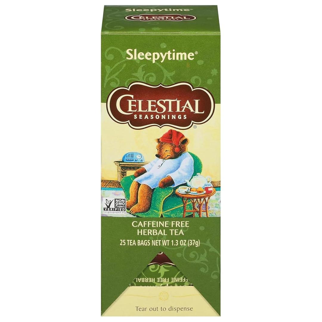 Celestial Seasonings Sleepytime Herbal Tea, 25 Tea Bags (EXP 11/04/26)