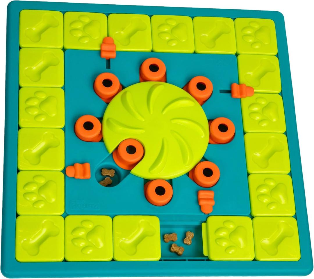Outward Hound by Nina Ottosson MultiPuzzle Interactive Dog Treat Puzzle Enrichment Toy, Level 4 Expert