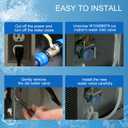 WPW10498976 W10498976 Refrigerator Ice Maker Water Inlet Solenoid Valve for Whirlpool Maytag Kenmore W10420082 WPW1049897 W10498974 AP6022334 PS11755667 K-78200 IMV-576 k-78186 K-78186-AM 2315508