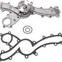 HY-SPEED AW6047 Paper pad Water Pump Compatible with 2005 2006 2007 2008 2009 2010 2011 2012 2013 2014 2015 2016 2017 2018 Avalon Camry Highlander Venza RAV4 Sienna ES350 RX350 RX450h