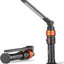 Magnetic Work Light | 1200LM Magnetic LED Work Light Rechargeable Foldable Light Bar | 360Rotation 5 Modes | Portable Power Bank for Auto Repair|Grill|Camping and Outdoor