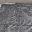 Alomidds Weighted Lap Blanket 7lbs, Cozy Breathable Flannel Weighted Lap Pad for Adults, Small Weighted Blanket for Travel, Couch, Grey, 29" x 24"