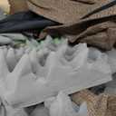 Sytopia 42'' XL Outdoor Indestructible Dog Beds for Extra Large Dogs with Detachable Blanket, Removable Waterproof and Washable Cover, Egg Crate Foam, Include Blanket, Brown