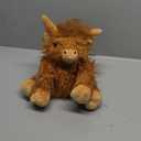 Heatable & Coolable Highland Cow Stuffed Animals Plushie, Microwavable Heating Pad for Soothing & Relaxation, Lavender Scented Cattle Plush Toys for Stress Relief, Stuffed Cow Gifts