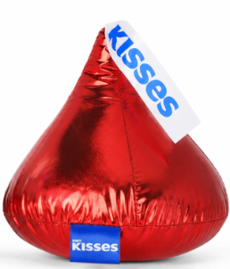 Hershey Kiss Plush Red 8IN