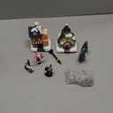 Christmas Village Sets-Christmas Decorations, LED Lighted Christmas Village Houses with Figurines, Christmas Village Collection Indoor Room Decor - Collectible Buildings