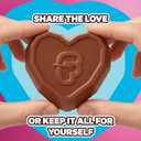 Feastables MrBeast Caramel Valentines Heart, Milk Chocolate & Creamy Caramel Filling, Cups for Adults & Kids, Chocolate Candy for Valentine Snacks, Made With Fairtrade Cocoa, 20 Count (EXP 10/30/26)