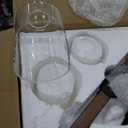 Amico 3-Light Farmhouse Vanity Light Fixture, Rustic Wood Bathroom Light Fixtures, Industrial Vintage Black Wall Sconces Lights with Bubble Glass Shade for Mirror, Bedroom, Living Room, Hallway