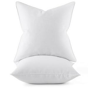 MIULEE 22x22 Pillow Inserts, Pack of 2 Down Feather Premium Throw Pillows with Cotton Fabric for Bed Couch Living Room Sofa