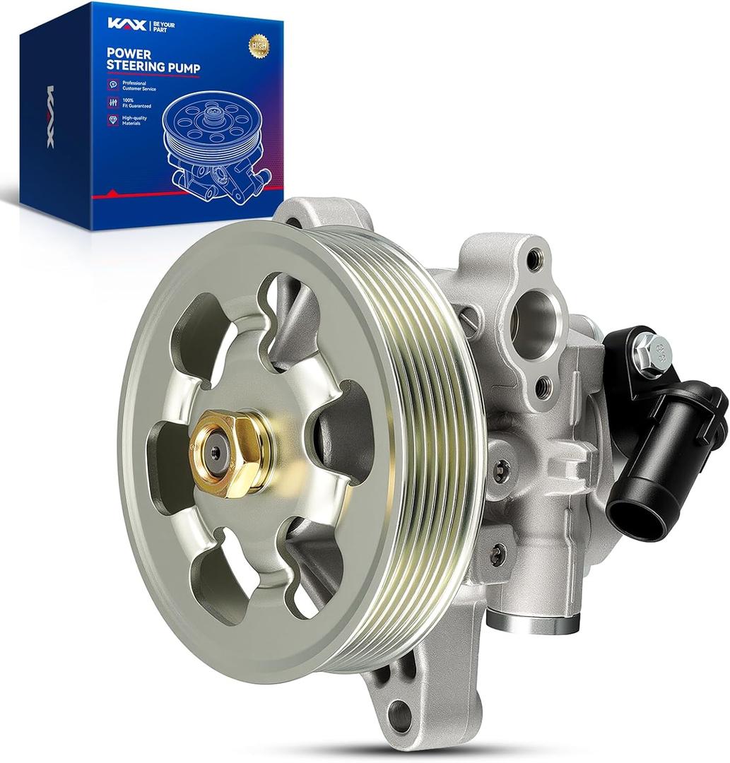 KAX Power Steering Pump, Compatible with 2006-2011 Civic 1.8L, OE Replace# 21-5456