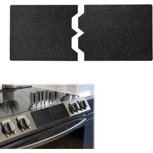 Magnetic Stove Control Safety Cover, 10.5 x 3.5 in Magnetic Cooktop Control Lock, Prevents Accidental Burner Use, Easy On/Off Magnetic Shield for Home Kitchen Safety