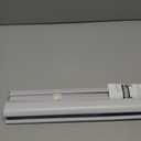 Cordless Light Filtering Mini Blind, 28 x 48 in, Pearl White