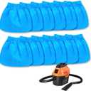 12 Pack VRC2 Cloth Filter Compatible with Vacmaster 1.5 to 3.2 Gallon Wet/Dry VacuumsFit for Armor All AA155 AA256 AA255 2.5 Gallon Shop VAC Microlined