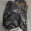 Women 2Pcs Lingerie Set Lace See-Through Sleeveless Camisoles High Waist Long Skirts with Chain Sleepwear (Black, M)