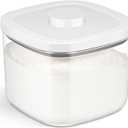 Airtight Rice Container 10 Lbs, Clear Plastic Food Storage Container Bin For Flour Sugar, Dry Food Holder with Easy Locking Lid for Kitchen Pantry Organization and Storage