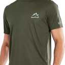 NORTHYARD Men's UPF 50+ Rash Guard T-Shirts Sun Protection UV Quick Dry Short Sleeve Shirts Lightweight Fishing Swim, 2XL