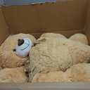 MorisMos 47inch Giant Teddy Bear Stuffed Animal 4ft, Large Teddy Bear Plush, Big Stuffed Bear Gifts for Kids, Girls, Girlfriend, Women on Baby Shower, Valentine, Christmas, Birthday (Light Brown