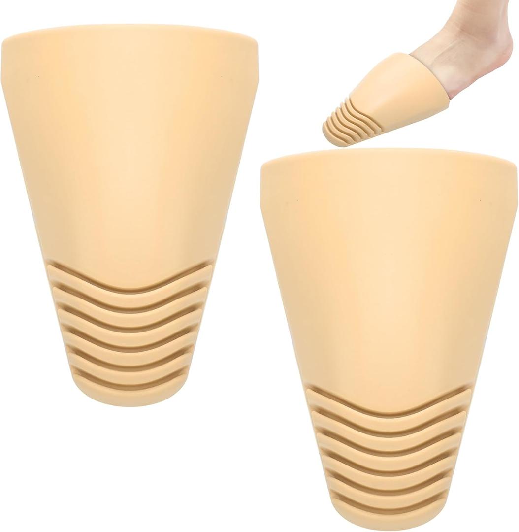 2 Pcs Amputee Shoe Toe Fillers, Partial Foot Amputation PU Foam Shoe Filler Inserts Non Slip Amputee Toe Cushion Pads for Man Woman Amputated Orthotics Essentials(S)