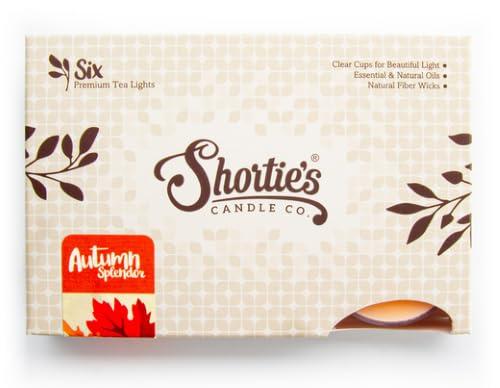 3 x Shorties Candle, Tealight Candle Any Scent, 6 Count