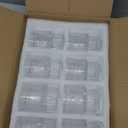 Kingrol Drinking Glasses Set of 8, 6.5 Ounces Stackbale Water Glasses, Vintage Glassware for Cocktail, Whiskey, Juice, Iced Coffee, Iced Tea, Bar Accessories