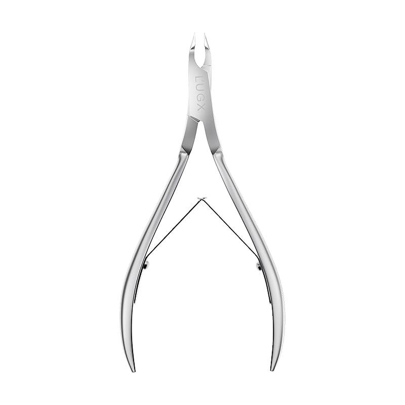 L'UGX Cuticle Trimmer Professional Cuticle Nippers, Stainless Steel Cuticle Cutter, Pedicure Manicure Tools for Fingernails Toenails, 4.5mm Jaw