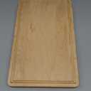 Vandroop Hard Maple Cutting Board for Kitchen 16X10 1.1 Thick, Wood Cutting Boards with Invisible Inner Handle and Juice Groove