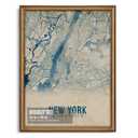euwazram 30x40 Classic Gold Picture Frame - Single Frame, 30 x 40 Ornate Vintage Poster Frame for Wall Decor & Gallery Walls