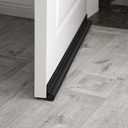 MAXTID Door Draft Stopper 36 Inch Black Adjustable Door Draft Blocker Front Door Draft Guard for Bottom of Doors Weather Stripping Door Seal Strip