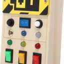 HANABASS Educational Busy Board Creative Light Up Interactive Plaything for Fine Motor Skills Development Compact Safe Early Learning Activity