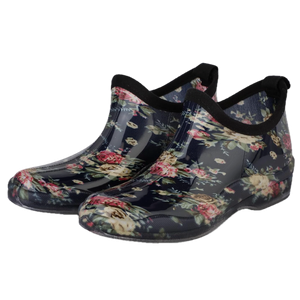 DaeRainy Womens Rain Boots Ankle Waterproof Garden Rainboot 10