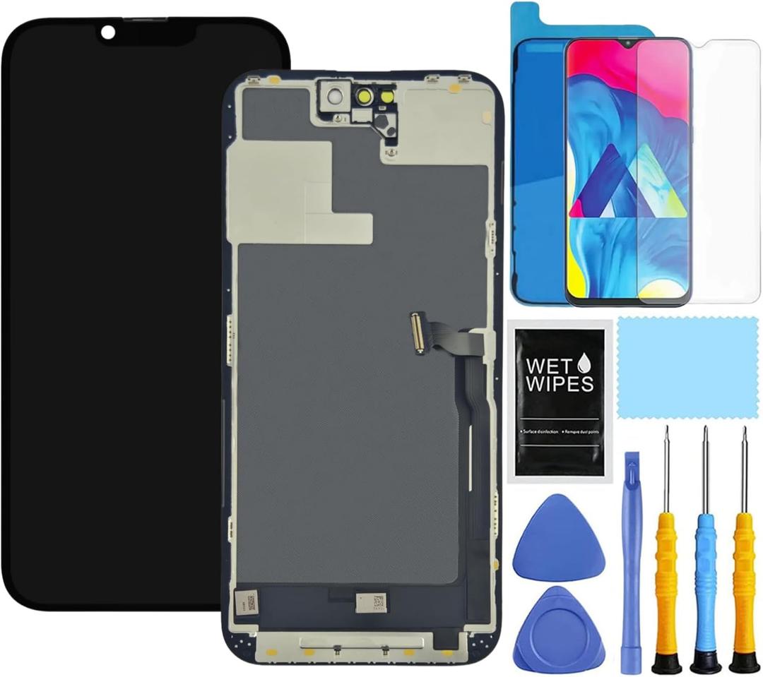 ZTOOYO for iPhone 14 Pro Max Screen Replacement for iPhone 14 Pro Max Screen Replacement kit A2651 A2893 A2896 A2895 A2894 LCD Display digitizer Touch Screen Assembly with Tools Black