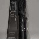 Camping Lighter, Torch Lighter, Straight Flame Bright Fire Refillable Windproof Adjustable Color with Safety Lock for Campfires Kitchen Hiking Candles Fireplace BBQ Outdoor Essentials (Black)