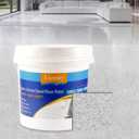 Epoxy Colored Sand Floor Paint, Epoxy Floor Paint For Concrete, High-Gloss Self-Leveling Epoxy Coating, Wear-Resistant & Non-Slip Marble Effect Finish, for Interior & Exterior Surfaces (Platinum Cloud Gray,352.73 oz)