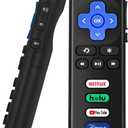 Universal Replacement Remote Control for Roku TV, Compatible for TCL/Onn/Hisense/Philips/Sharp/Westinghouse/Insignia etc R0KU TVs (Not for RokuStick and Box)