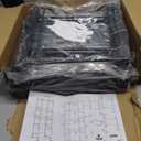 4 Tier Space Saving Carbon Steel Water Cooler Jug Holder, Suitable for Different Sizes of Bottles, Adjustable Feet Multifunctional Shelf Holder Stand