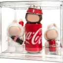 Display Case Compatible with Labubu POP MART, Acrylic Clear Display Box Shelf for Labubu Doll COCA-COLA Series, 1 Pack