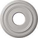 12 3/8"OD x 4"ID x 1 1/8"P Classic Ceiling Medallion (Fits Canopies up to 7 1/4")