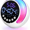 Kids Alarm Clock for Bedroom Decor, Ok to Wake Digital Clock, RGB Night Light,Date, Day of Week. 7-5-2 ModeEveryday/Weekday/Weekend Suitable for Girls, Boys, Adults. Calendar Table Clocks.